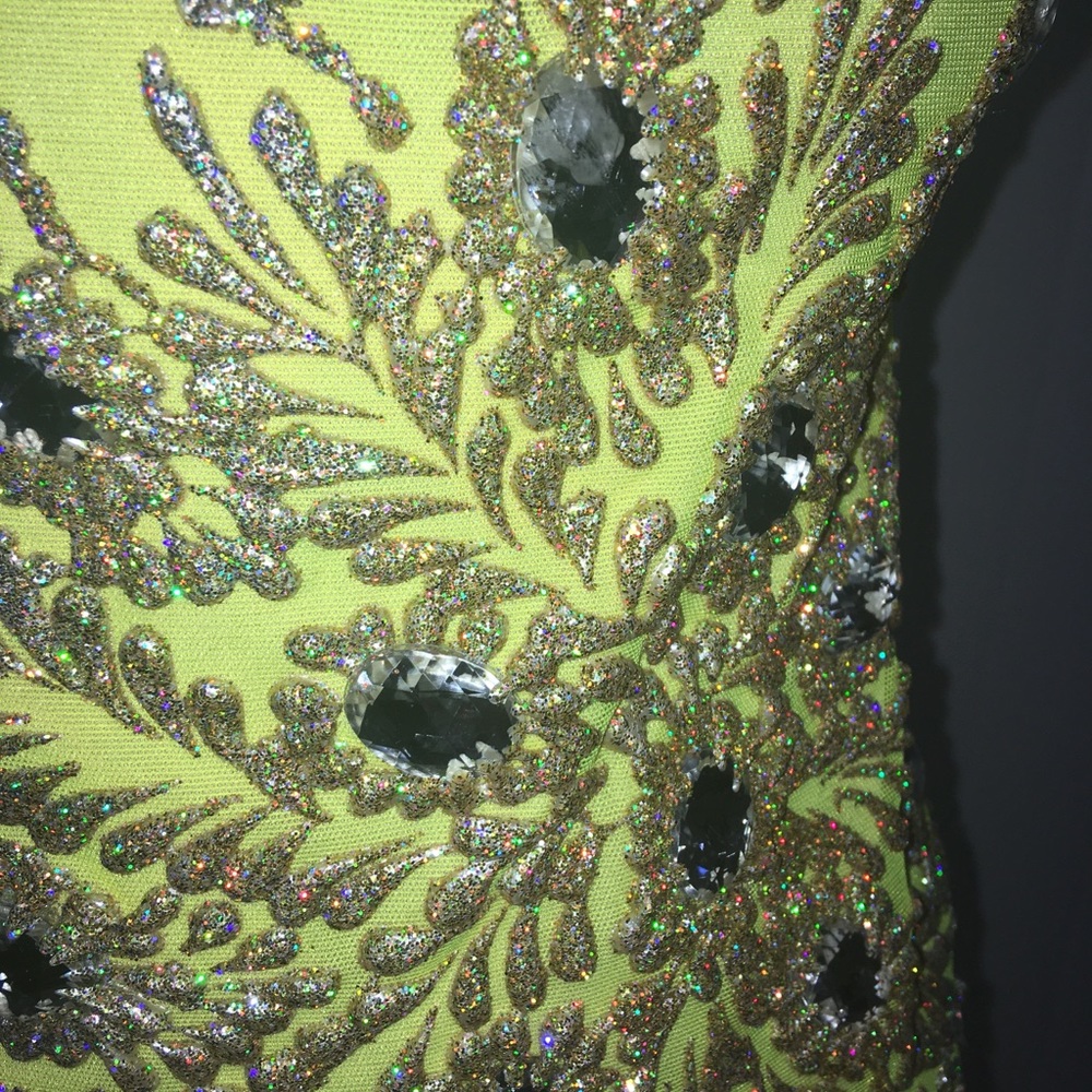 SOLD!!!  Hand Painted Holt dress - Picture 6 of 13